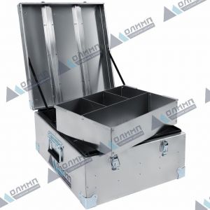 Ящик для инструмента алюминиевый Олимп 450х450х200