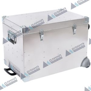 Алюминиевый чемодан с выдвижной ручкой Олимп 550х350х380